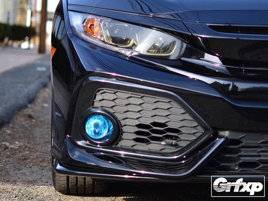 Fog Light Overlays for 10thGen Honda Civic Hatchback (2017+)