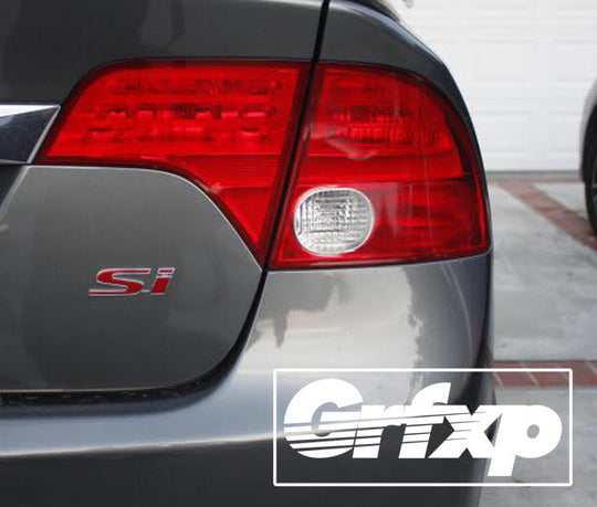 Taillight Overlays w/Reverse Cutouts for 8thGen Civic Sedan (2006 - 2011)