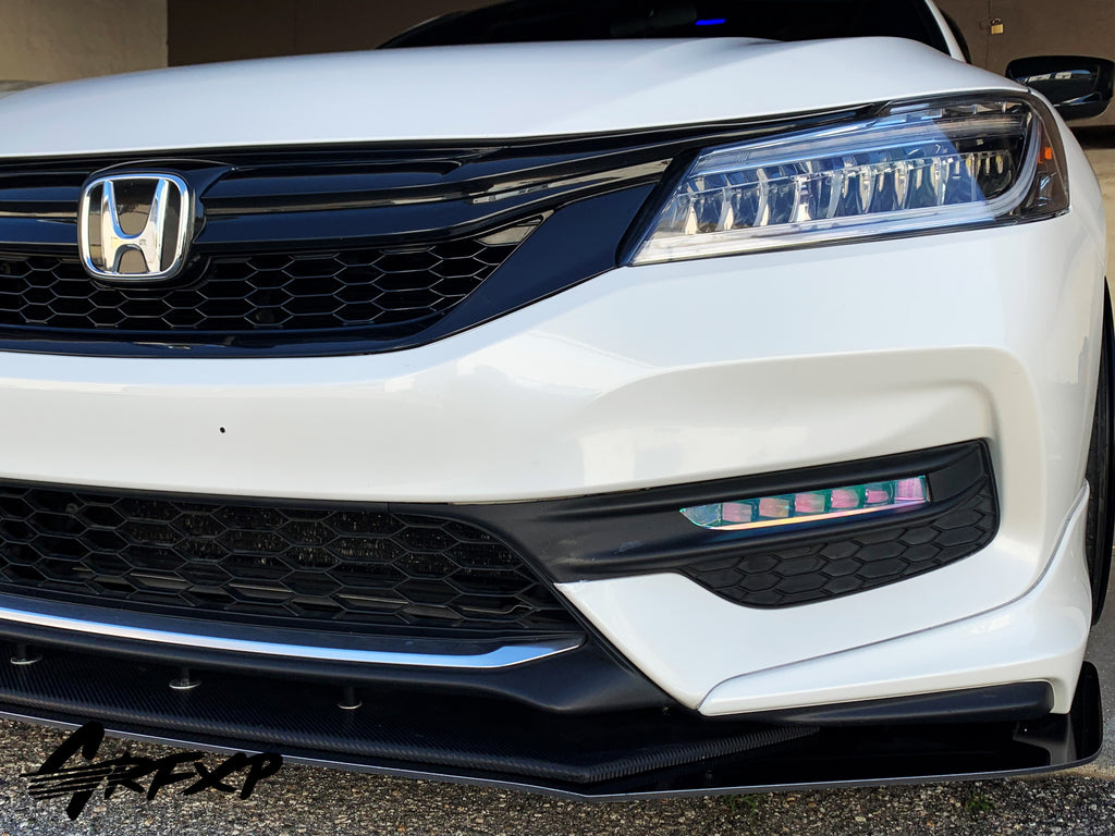 FOR 2016 2017 Honda Accord Sedan Front Bumper Grille Grill & LED Fog FOR 2016 2017 Honda Accord Sedan Front Bumper Grille Grill & LED Fog
