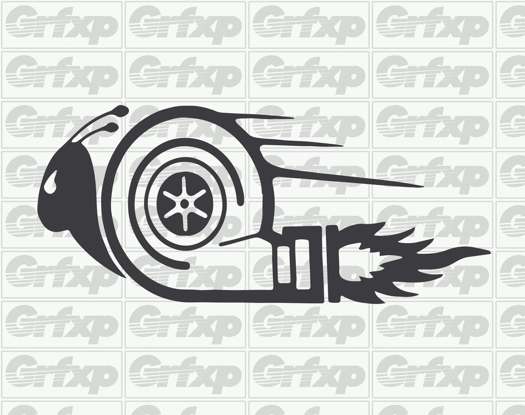 Gary Turbo Snail Sticker JDM, Drift, Vinyl Decal 150mm X 100mm - Foto 8