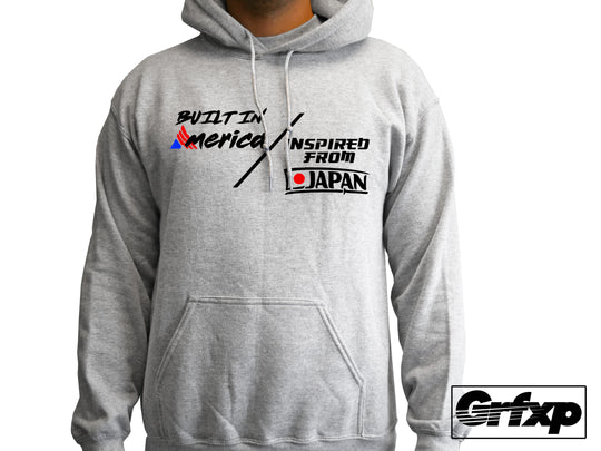 Built in America, Inspired From Japan Hoodie