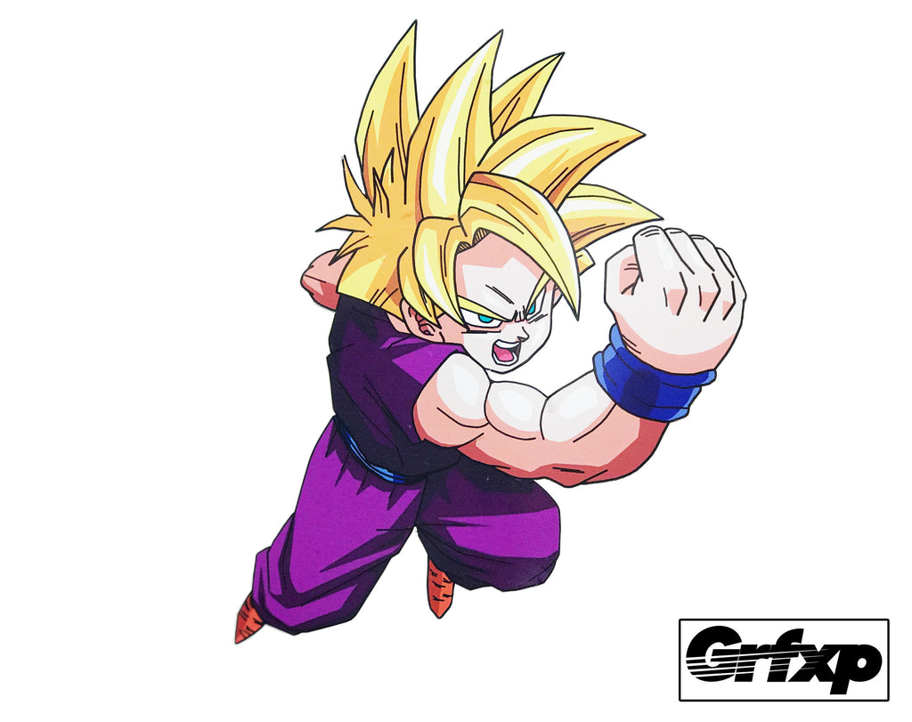 Dragon Ball Z (DBZ) -- Super Saiyan Teen Gohan Anime Decal