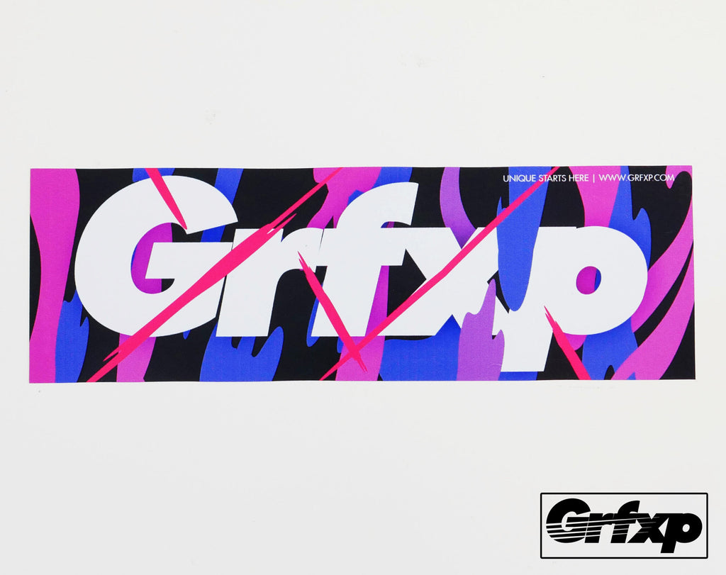 cap tarief schuif GRFXP Color Splash Printed Sticker – Grafixpressions