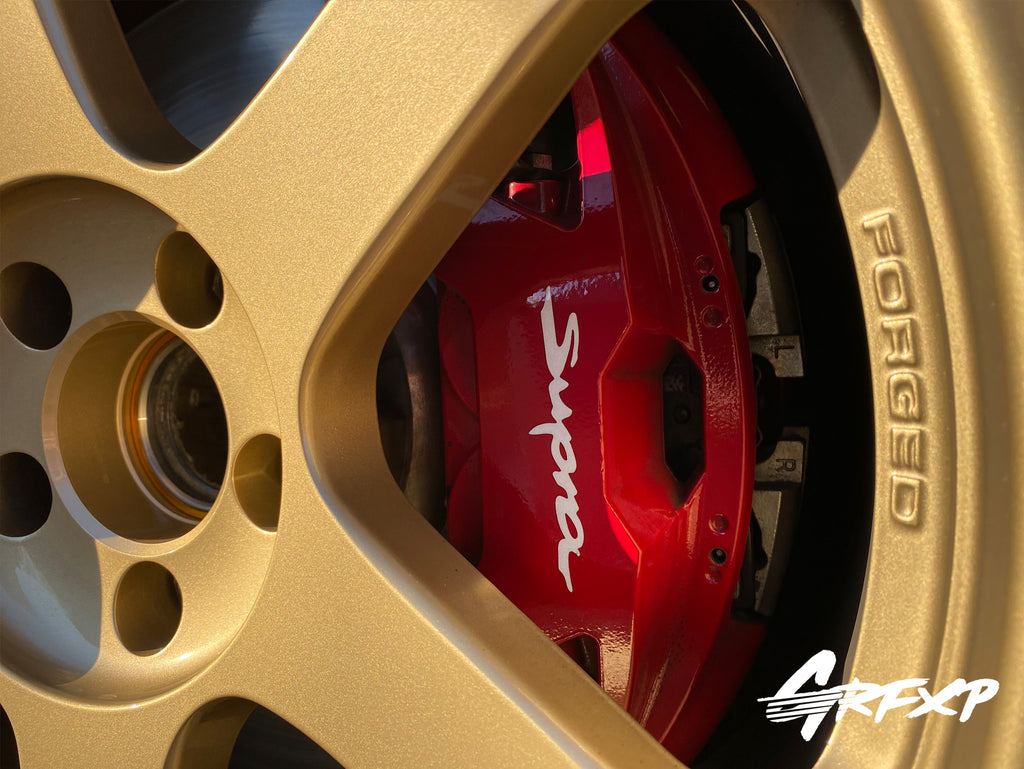 MK5 Toyota Supra Brake Caliper Stickers (2 pack) Grafixpressions