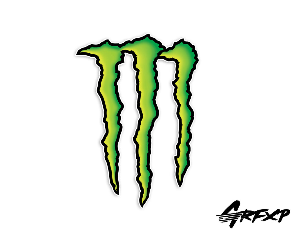 Monster Energy Printed Sticker – Grafixpressions