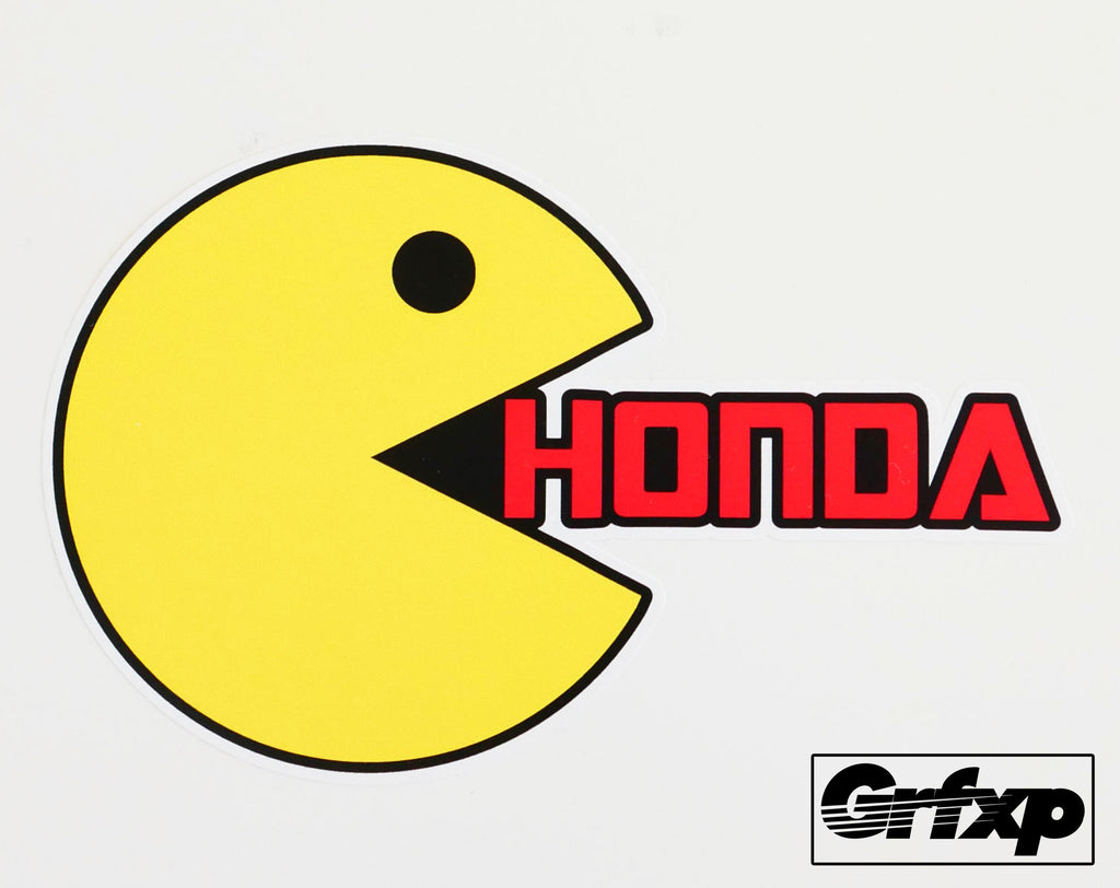 Pacman Eats Car Printed Sticker – Grafixpressions