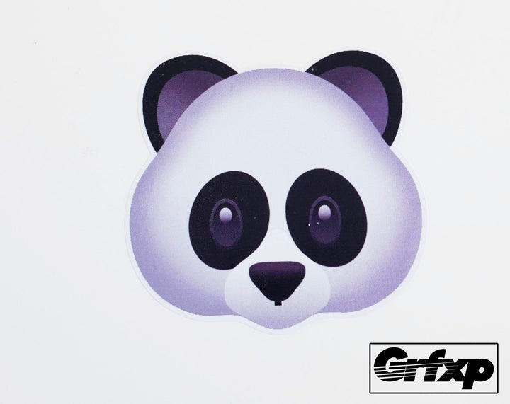 Panda Emoji Printed Sticker