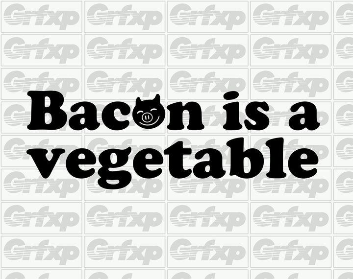 Bacon is a Vegetable Sticker