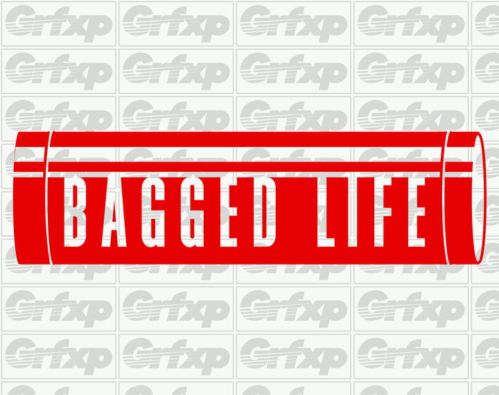Bagged Life Tank Sticker