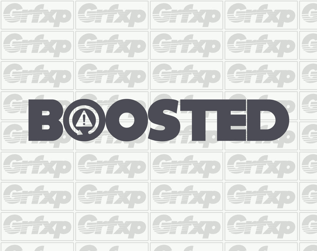 Boosted (DSC) Sticker – Grafixpressions