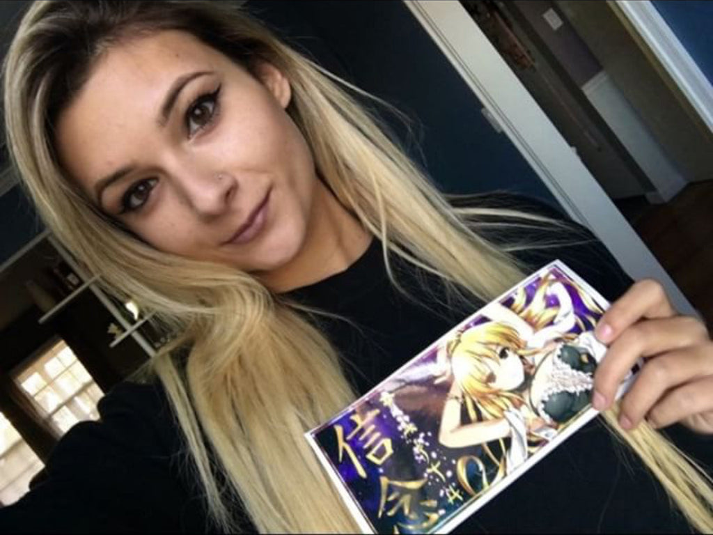 *LIMITED EDITION* Faith Marone Anime Style Printed "Slap" Sticker(01)