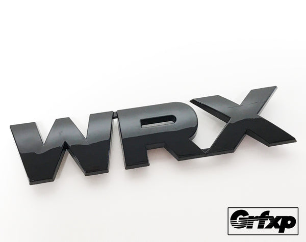 Black WRX Front Grille Emblem | Grfxp