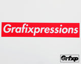 GRFXP Box "Supreme Style" Printed Sticker