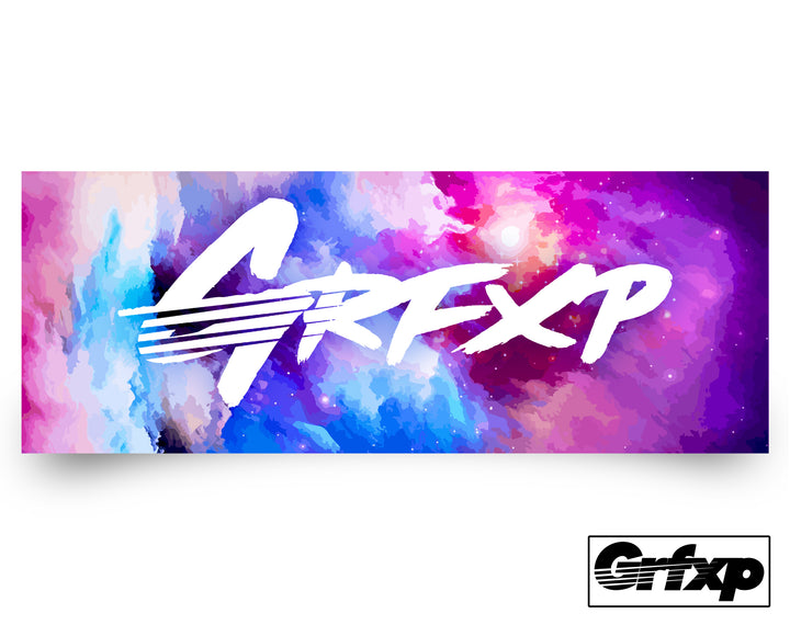 GRFXP Galaxy Slap Sticker