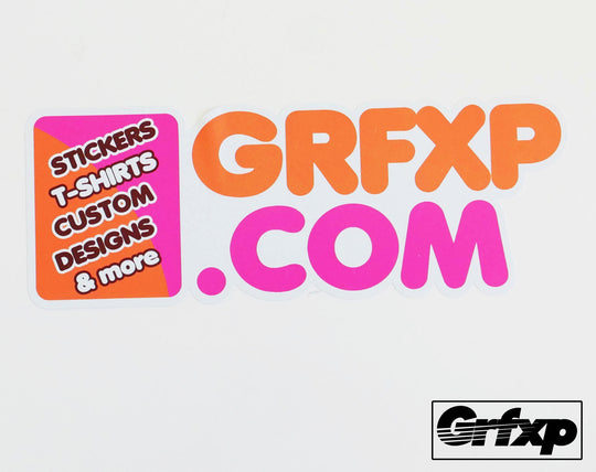 GRFXP Dunkin Donuts Style Printed Sticker