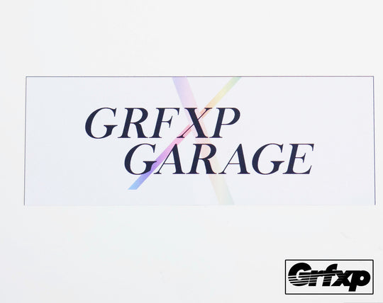 GRFXP X Garage Printed Sticker