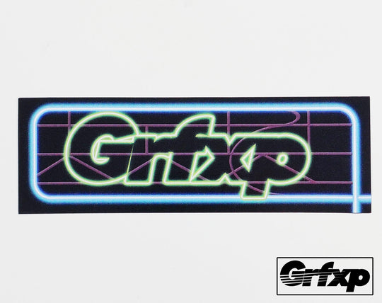 GRFXP Neon Sign Printed Sticker
