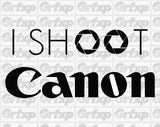 I Shoot Camera Brand Sticker