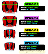 H-BLADE Logo, JDM Emblem Color Changing Overlays Front & Rear Set
