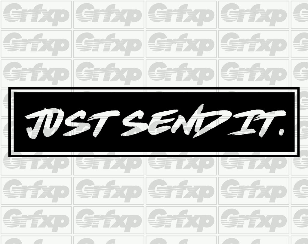 Just Send It Box Style Sticker – Grafixpressions