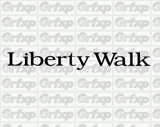 Liberty Walk Simple Text Sticker