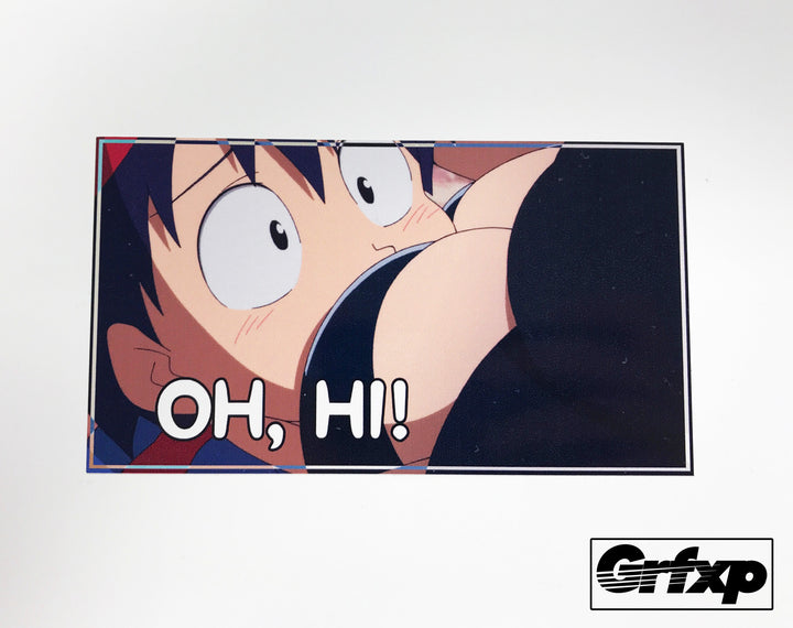 Oh, Hi! Anime Boobs Printed 