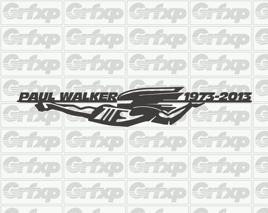 Paul Walker 1973-2013 Supra Graphic Sticker