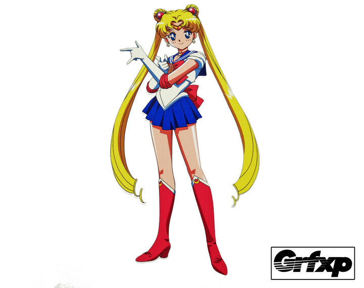 Sailor Moon Pointing Printed Sticker