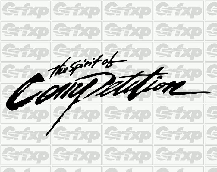 The Spirit of Competition Sticker