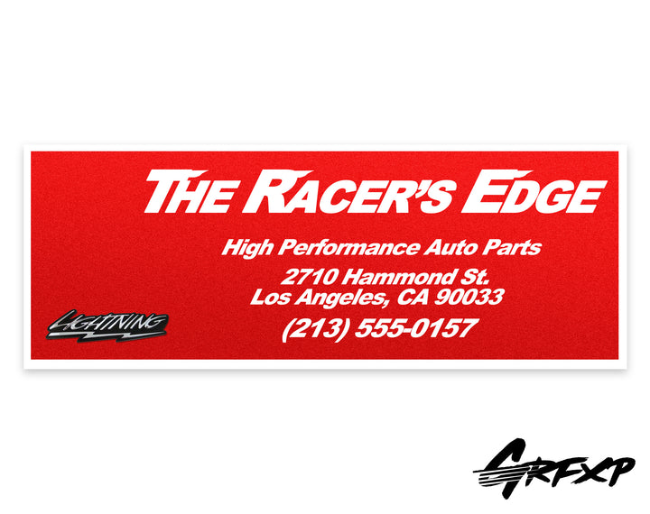 Fast & Furious Racer's Edge Throwback Printed Sticker