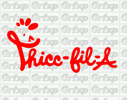 Thicc-Fil-A Sticker