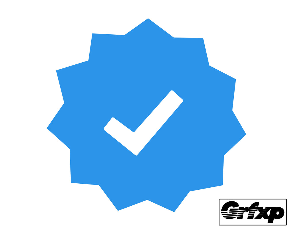 Verified Badge Printed Sticker (two pack) – Grafixpressions