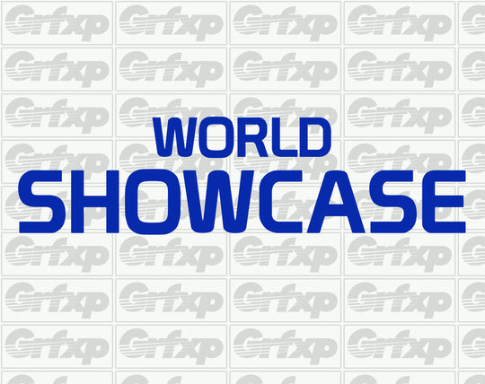 World Showcase Logo Sticker